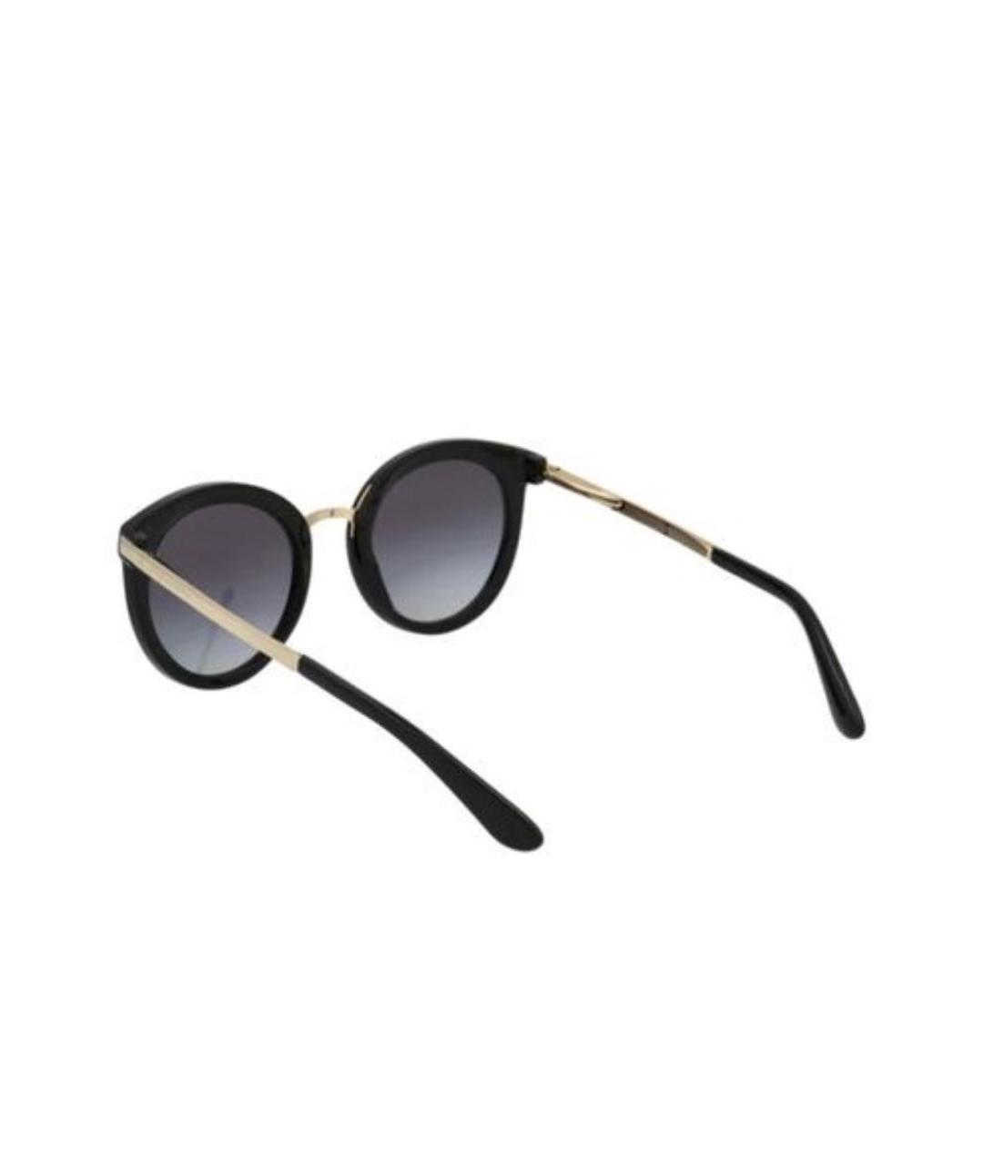 DOLCE&GABBANA Черные пластиковые солнцезащитные очки, фото 7