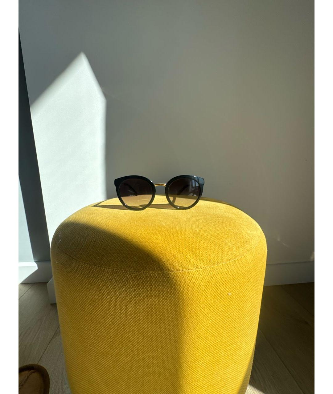 DOLCE&GABBANA Черные пластиковые солнцезащитные очки, фото 2