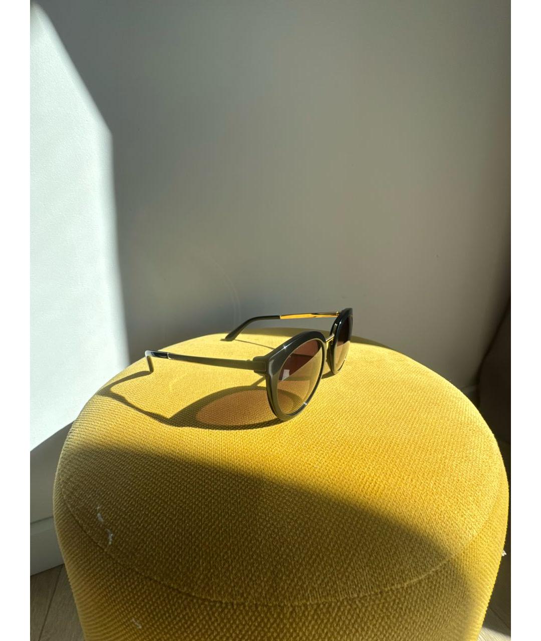 DOLCE&GABBANA Черные пластиковые солнцезащитные очки, фото 3