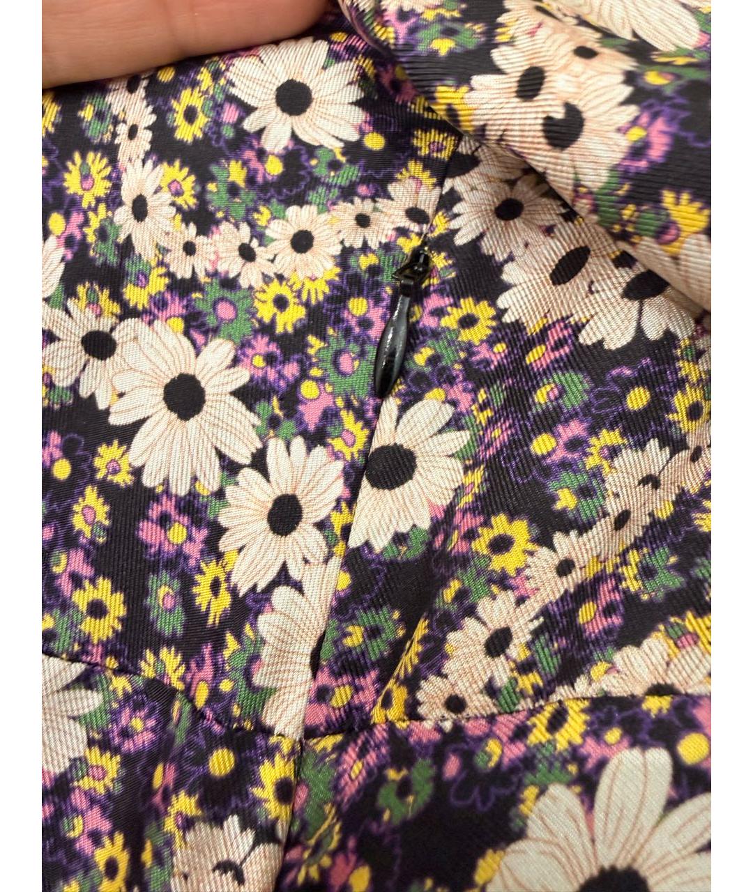 SANDRO Мульти шелковое повседневное платье, фото 5