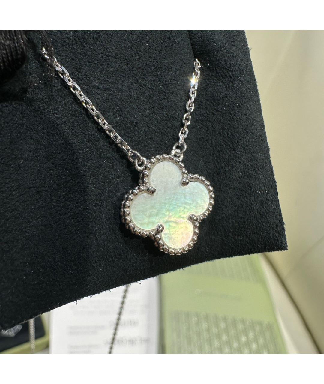 VAN CLEEF & ARPELS Серебряное колье из белого золота, фото 5