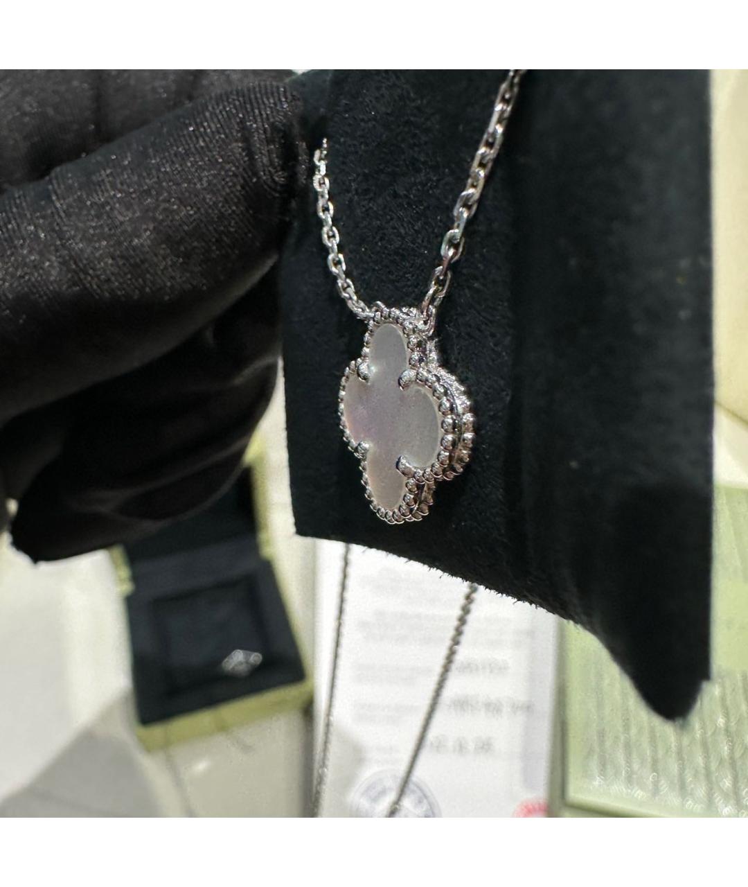 VAN CLEEF & ARPELS Серебряное колье из белого золота, фото 6