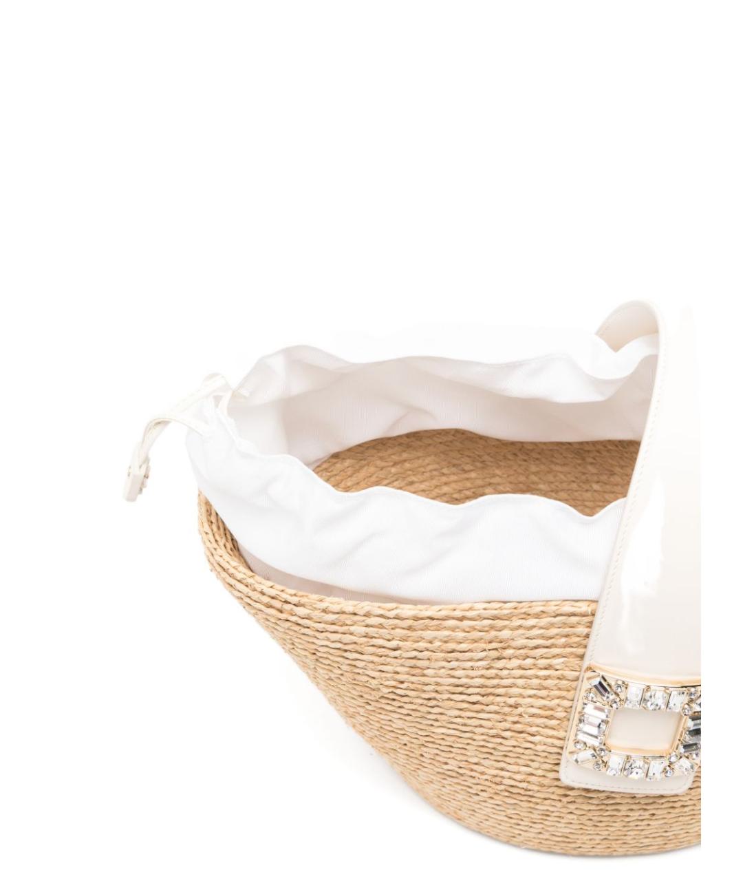 ROGER VIVIER Бежевая сумка тоут, фото 3