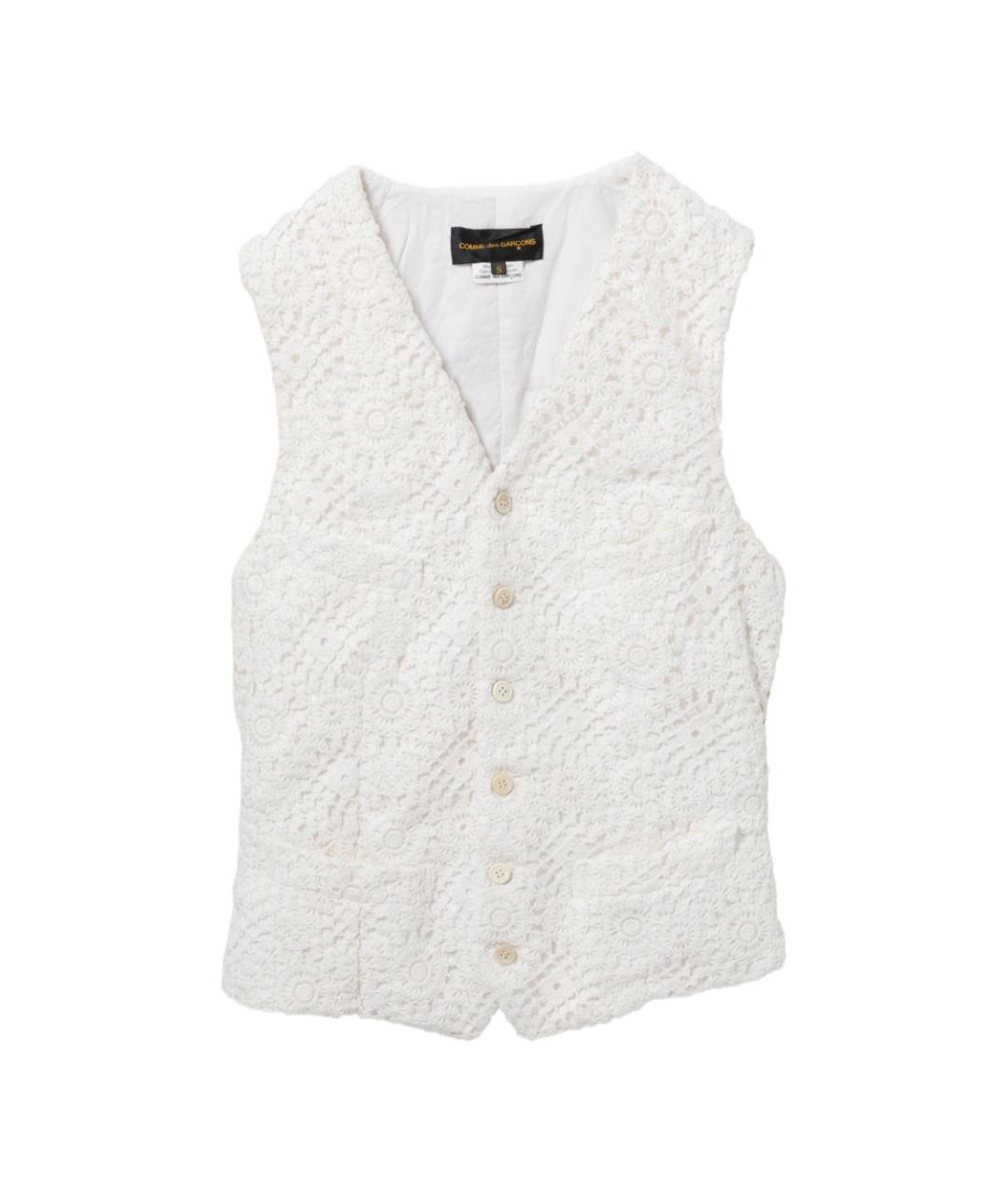 COMME DES GARÇONS Белая жилетка, фото 1