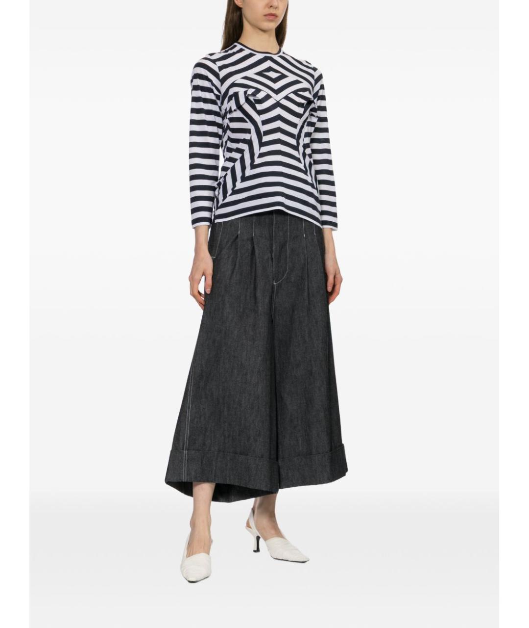 JUNYA WATANABE Черные хлопковые кюлоты, фото 2