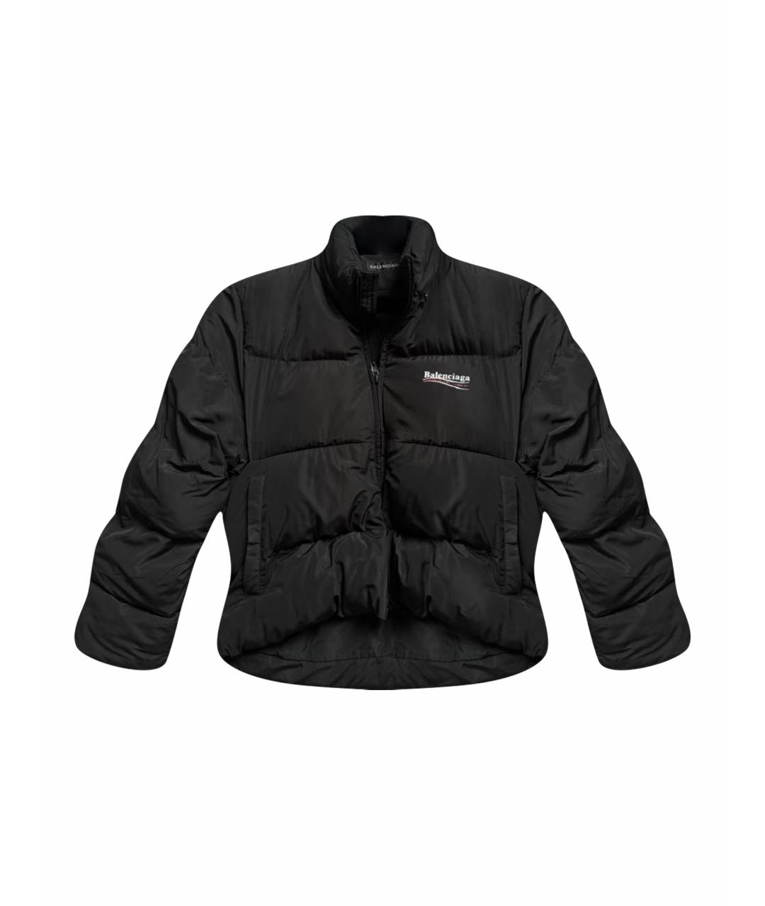 BALENCIAGA Черный пуховик, фото 1