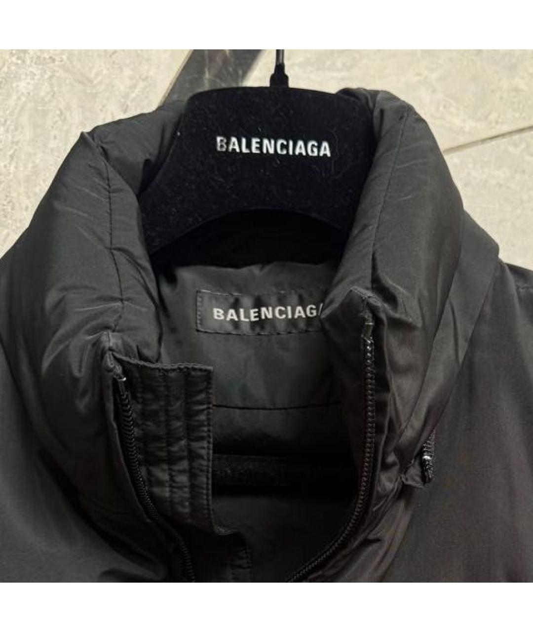BALENCIAGA Черный пуховик, фото 3