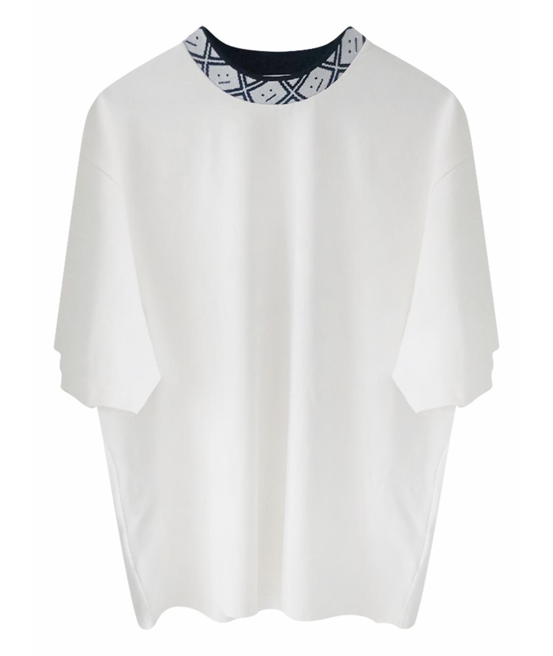 ACNE STUDIOS Белая вискозная футболка, фото 1