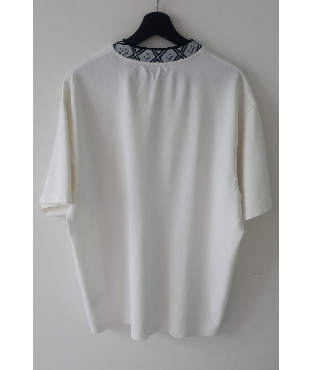 ACNE STUDIOS Белая вискозная футболка, фото 2