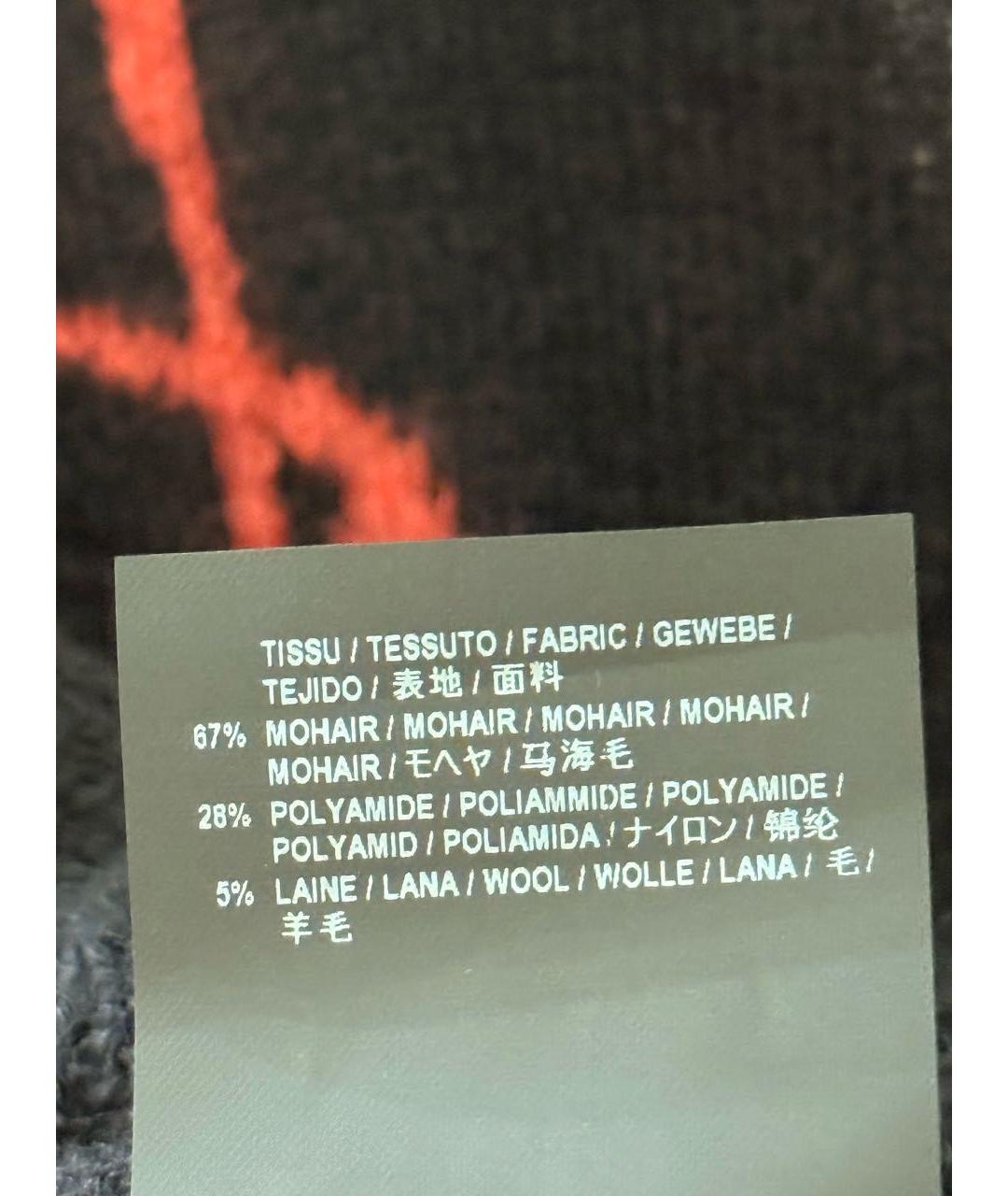 SAINT LAURENT Черный шерстяной кардиган, фото 7