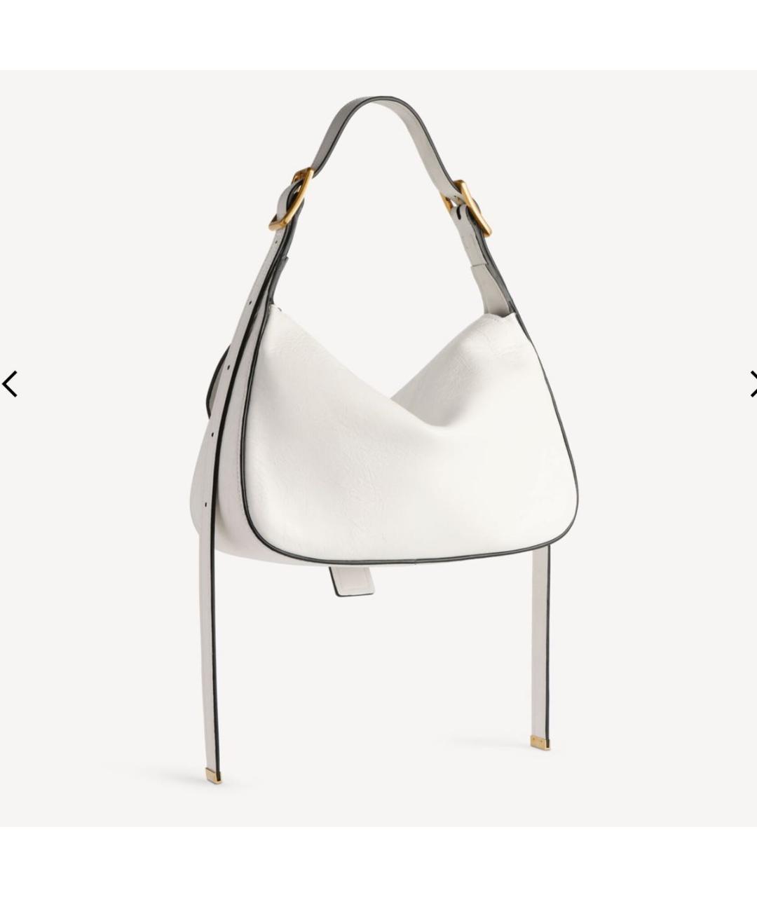 BALENCIAGA Белая кожаная сумка тоут, фото 3