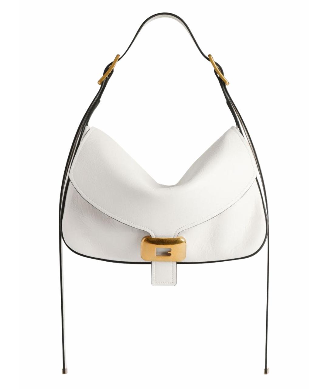 BALENCIAGA Белая кожаная сумка тоут, фото 1