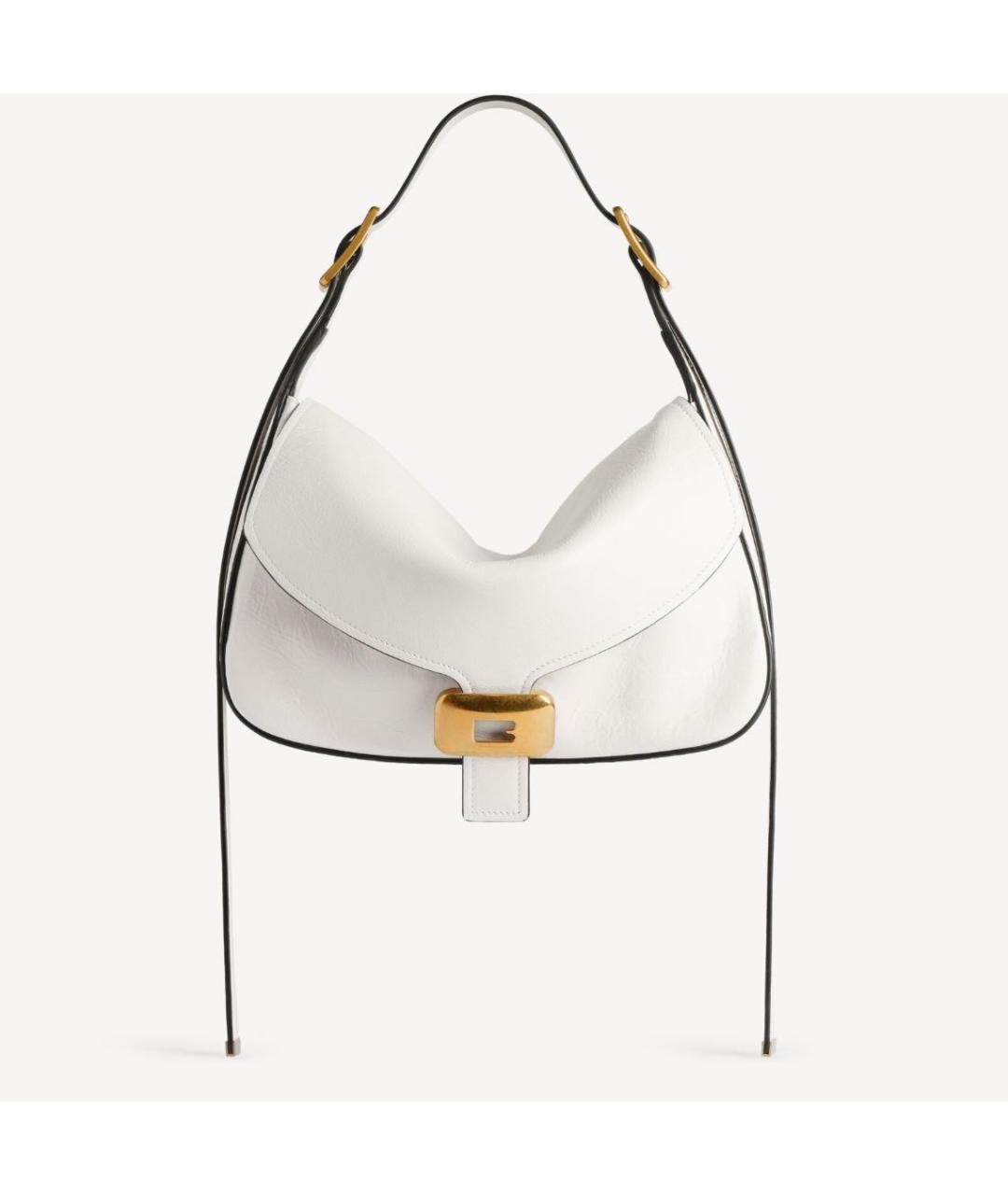 BALENCIAGA Белая кожаная сумка тоут, фото 5