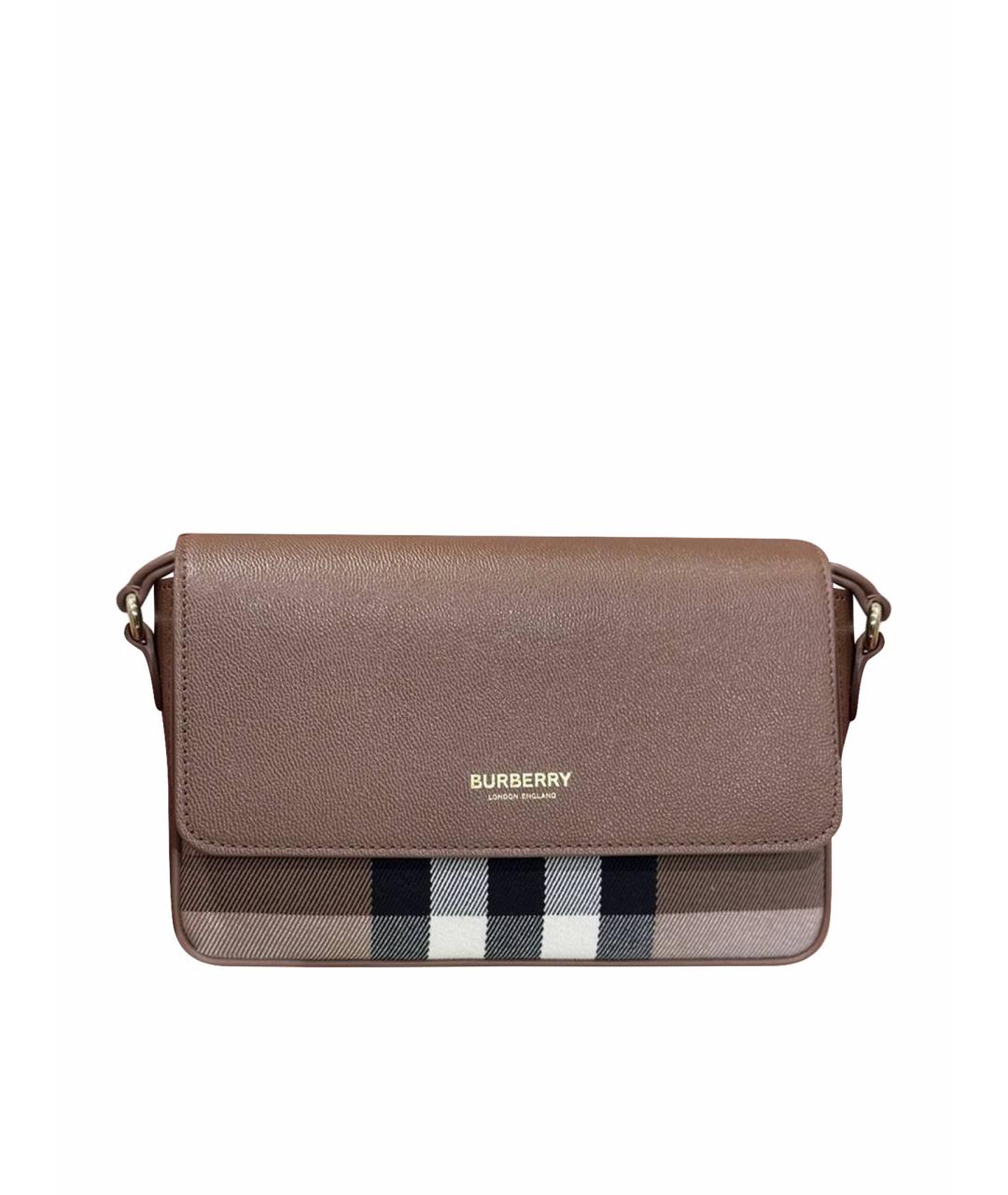 BURBERRY Коричневая сумка через плечо, фото 1