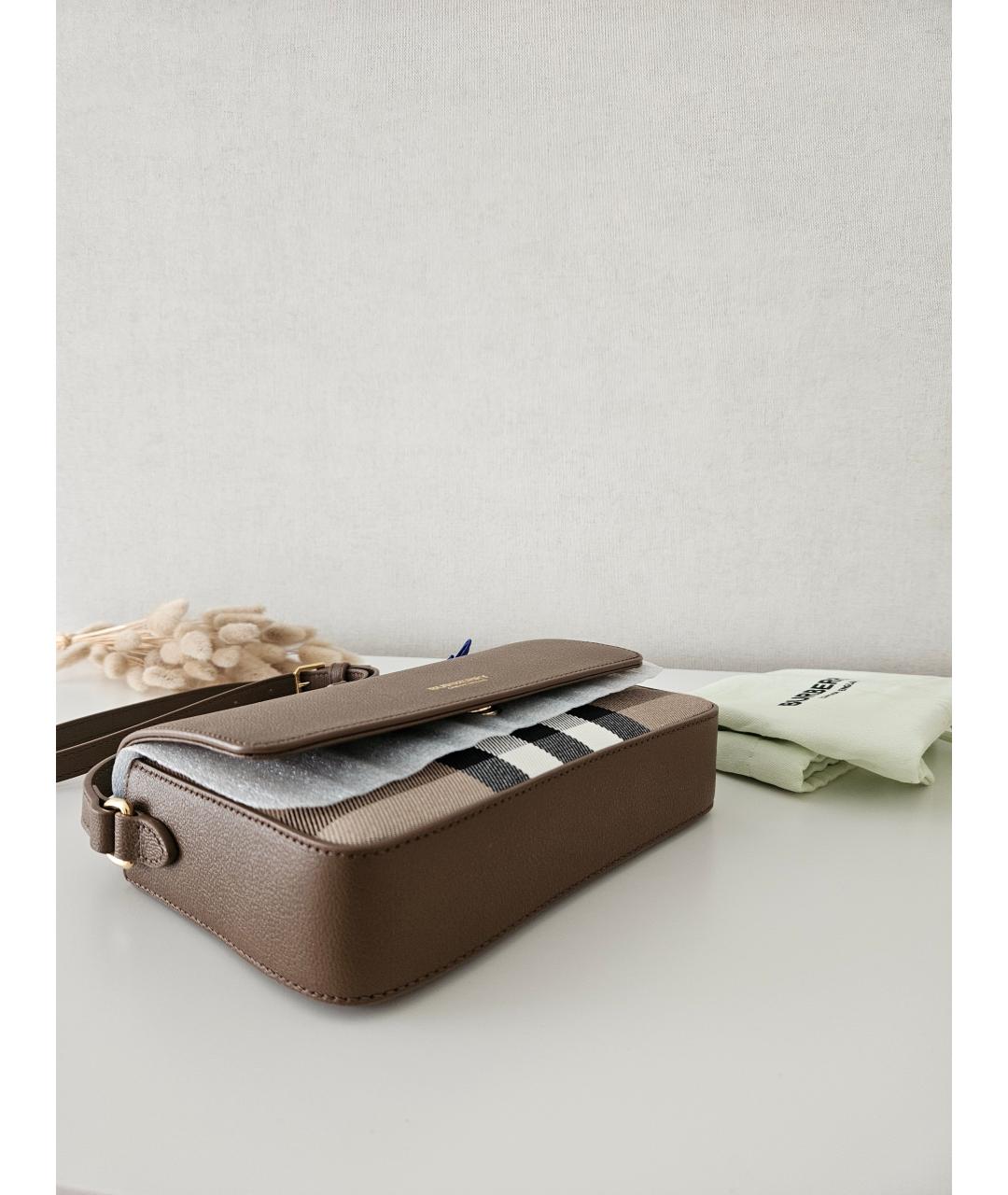 BURBERRY Коричневая сумка через плечо, фото 4