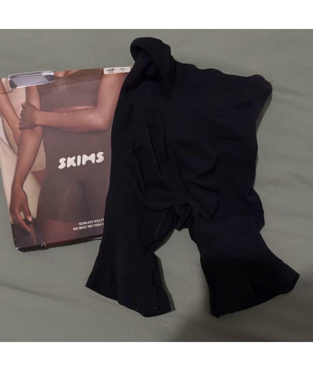 SKIMS Черные трусы, фото 5