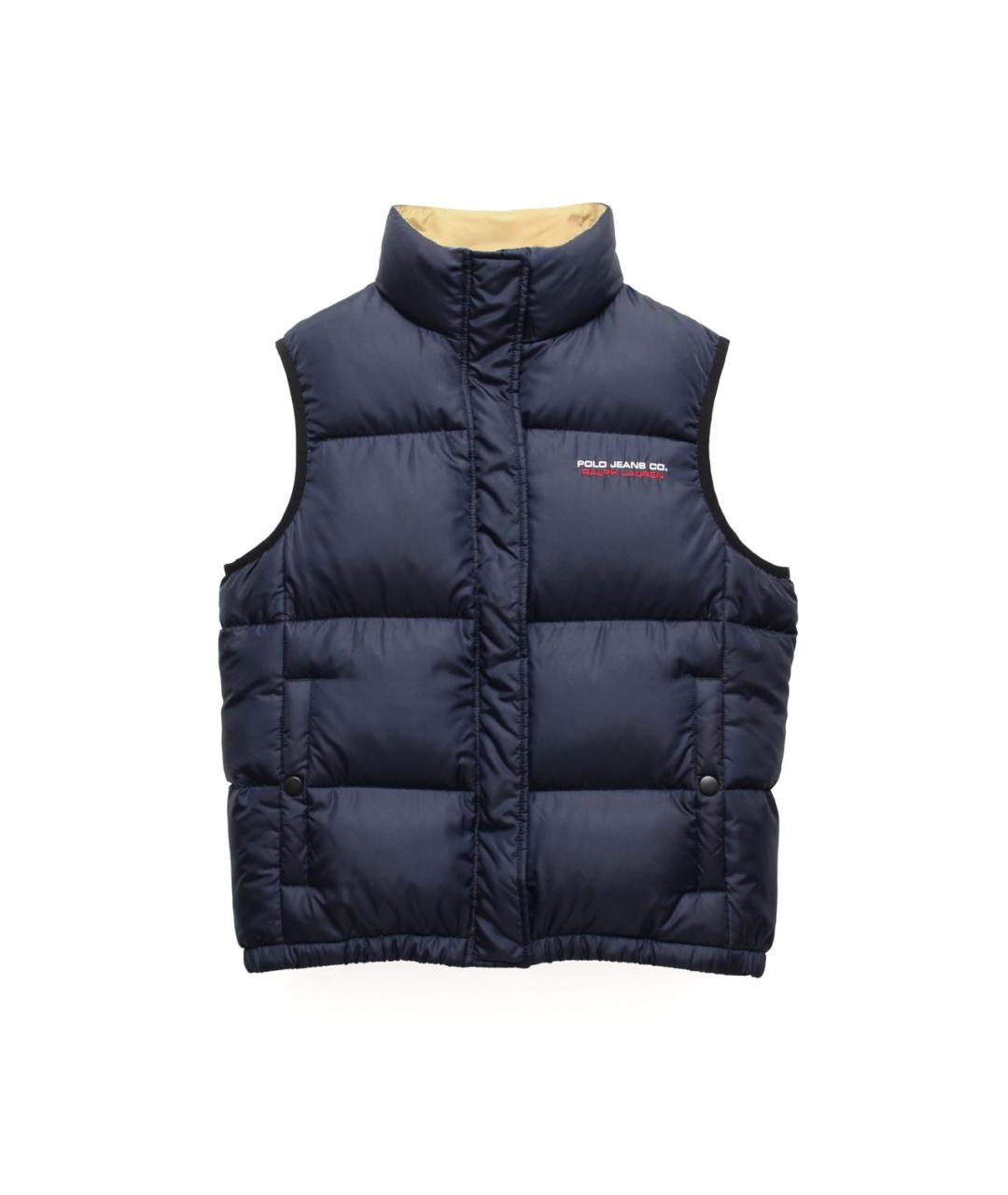 POLO RALPH LAUREN Темно-синий полиэстеровый жилет, фото 9