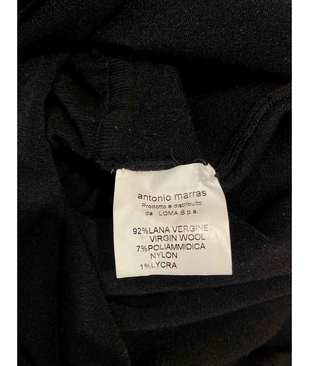 ANTONIO MARRAS Черный шерстяной комбинезон, фото 6