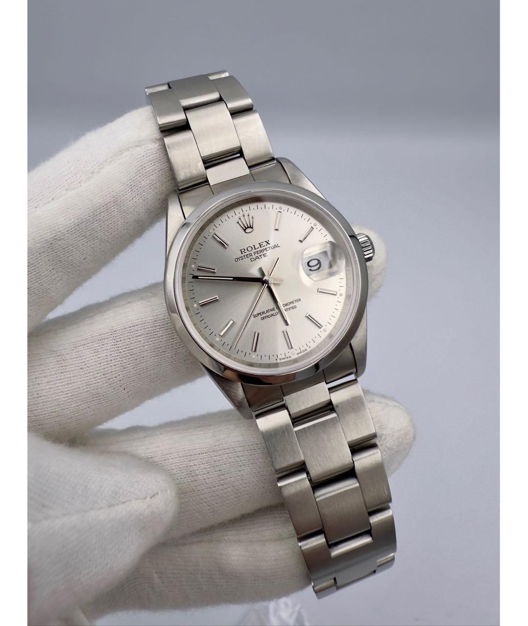 ROLEX Серебряные часы, фото 8