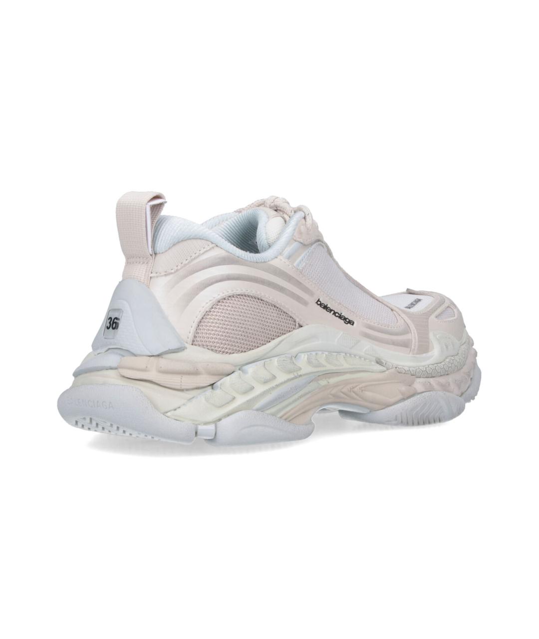 BALENCIAGA Белые текстильные кроссовки, фото 4