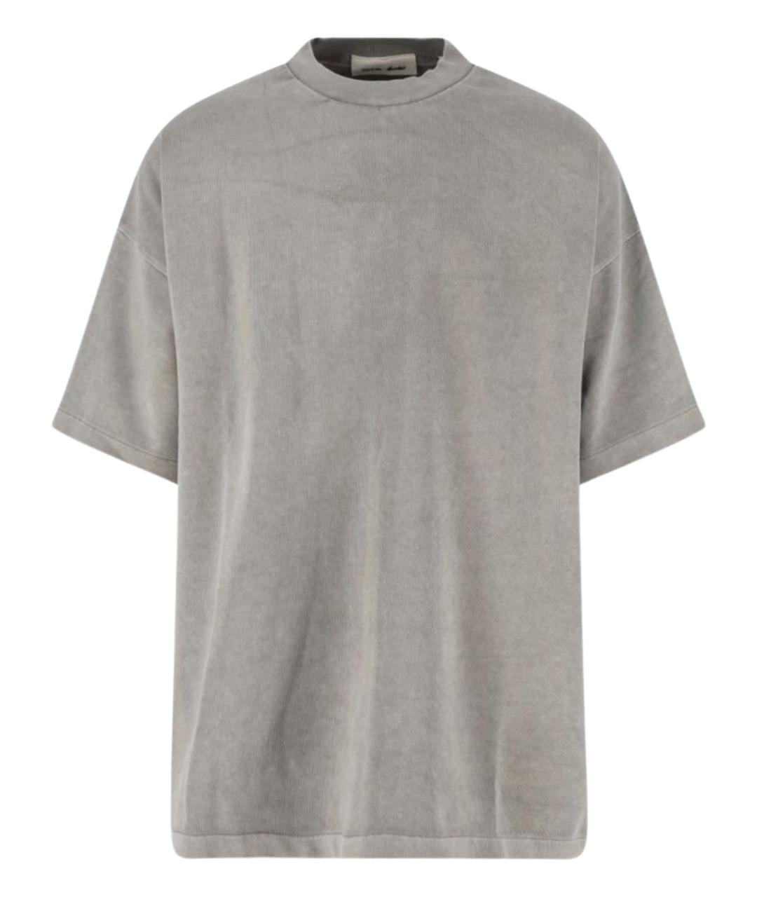 FEAR OF GOD ESSENTIALS Серая хлопковая футболка, фото 1