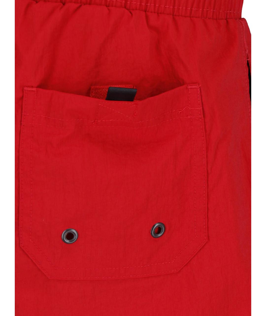 ASPESI Красные полиамидовые шорты, фото 4