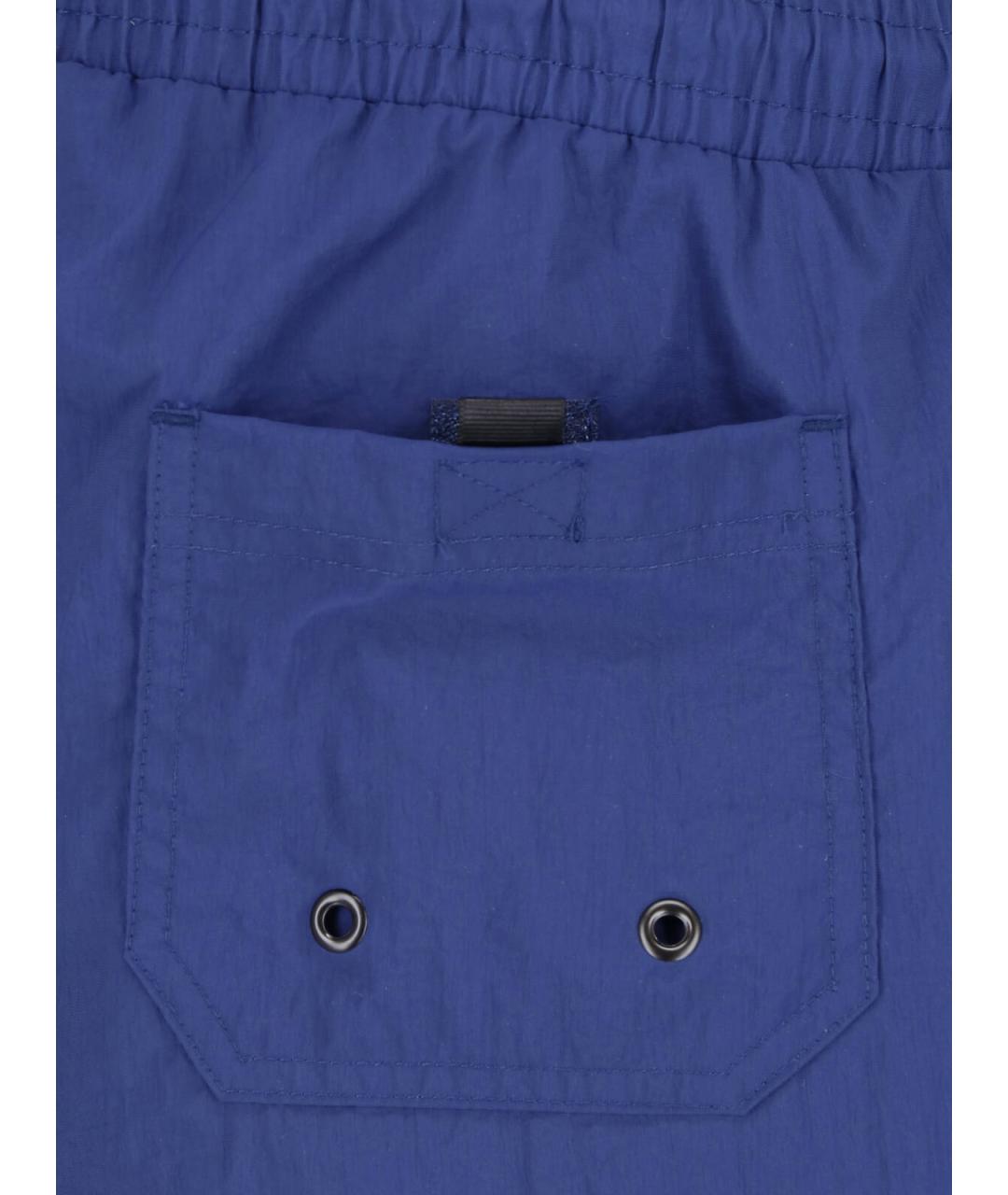 ASPESI Синие полиамидовые шорты, фото 4
