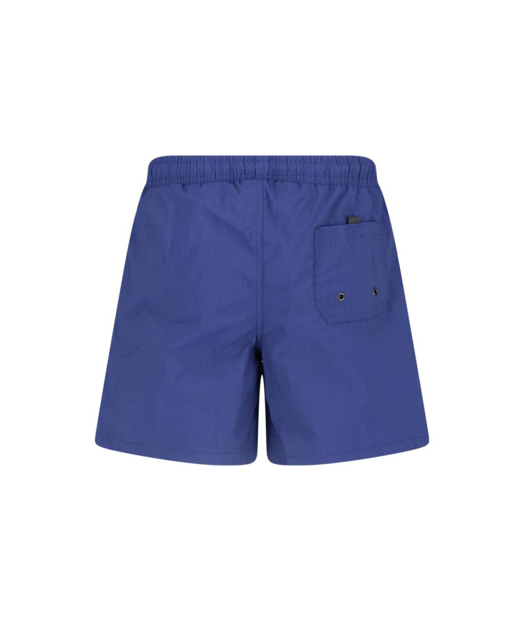 ASPESI Синие полиамидовые шорты, фото 2