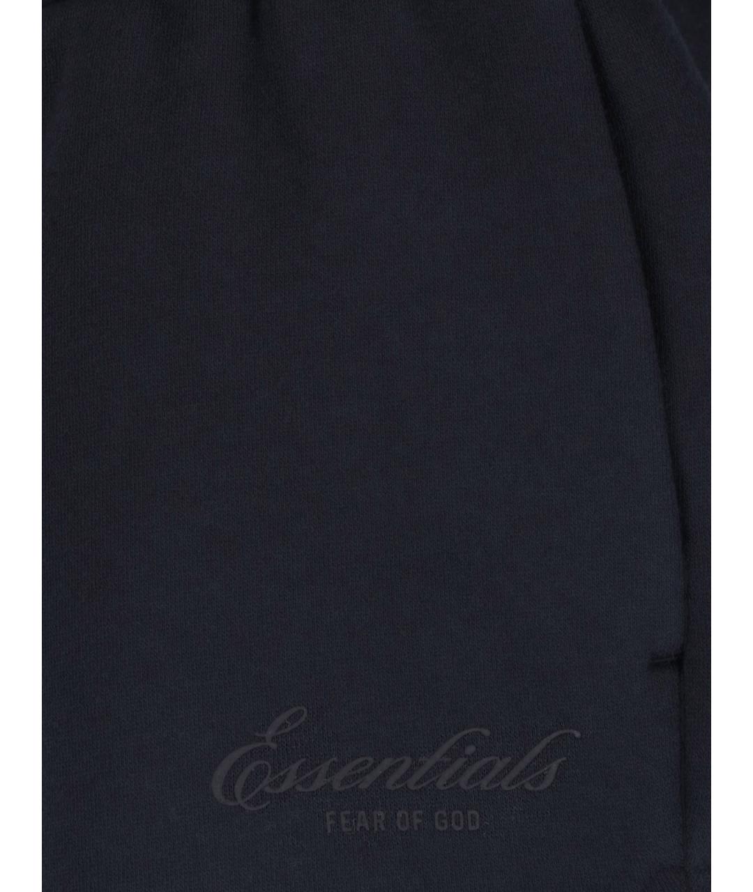 FEAR OF GOD ESSENTIALS Черные хлопковые шорты, фото 4