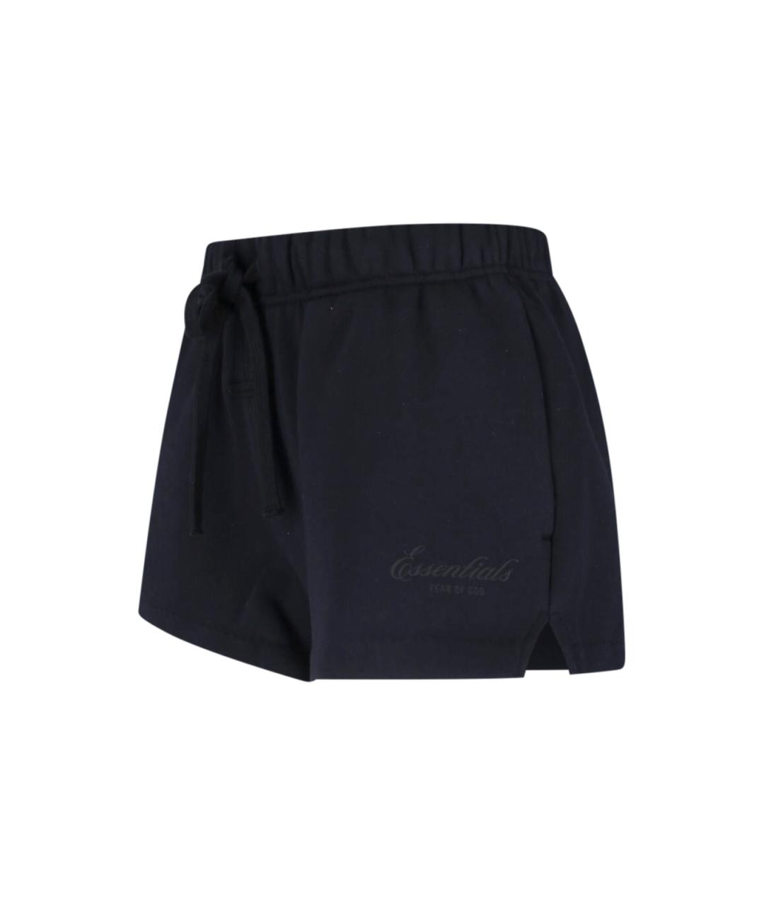 FEAR OF GOD ESSENTIALS Черные хлопковые шорты, фото 3