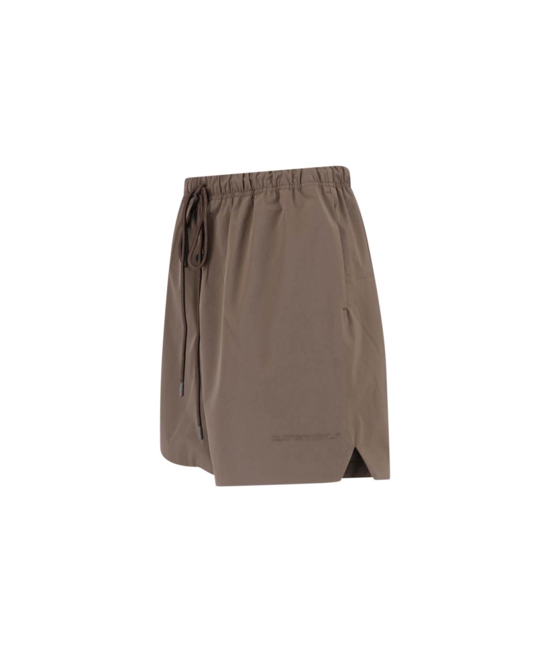 FEAR OF GOD ESSENTIALS Коричневые полиэстеровые шорты, фото 2