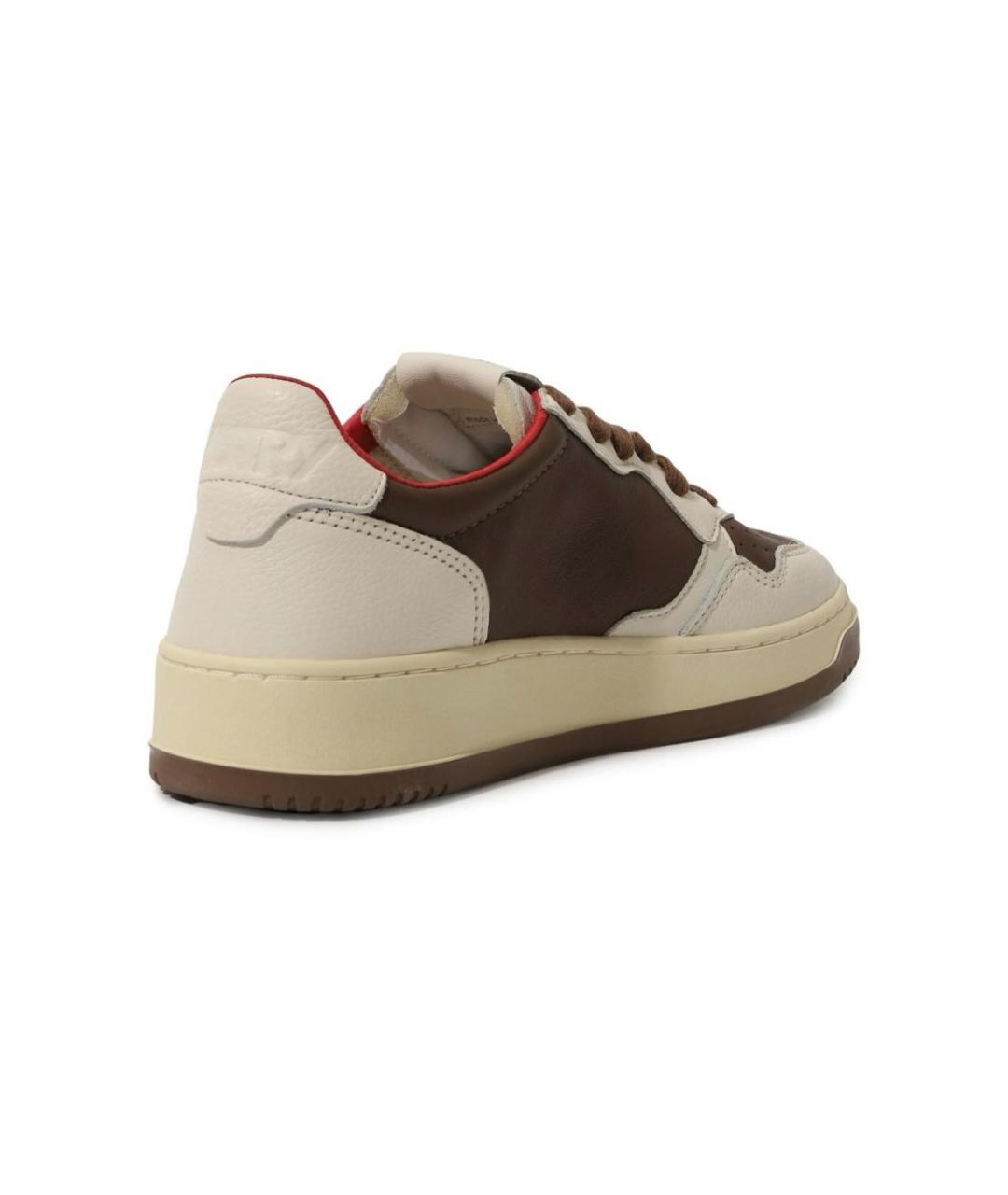 AUTRY Коричневые кожаные кеды, фото 2