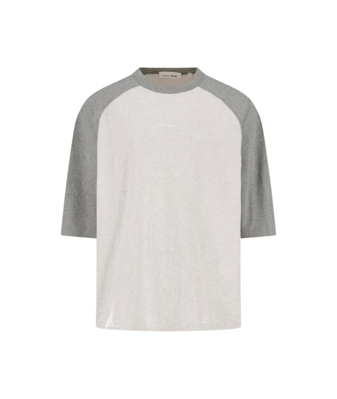 FEAR OF GOD ESSENTIALS Серая хлопковая футболка, фото 1