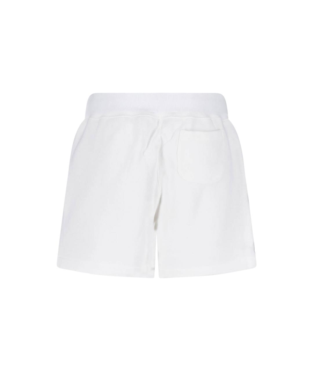 POLO RALPH LAUREN Белые хлопковые шорты, фото 2
