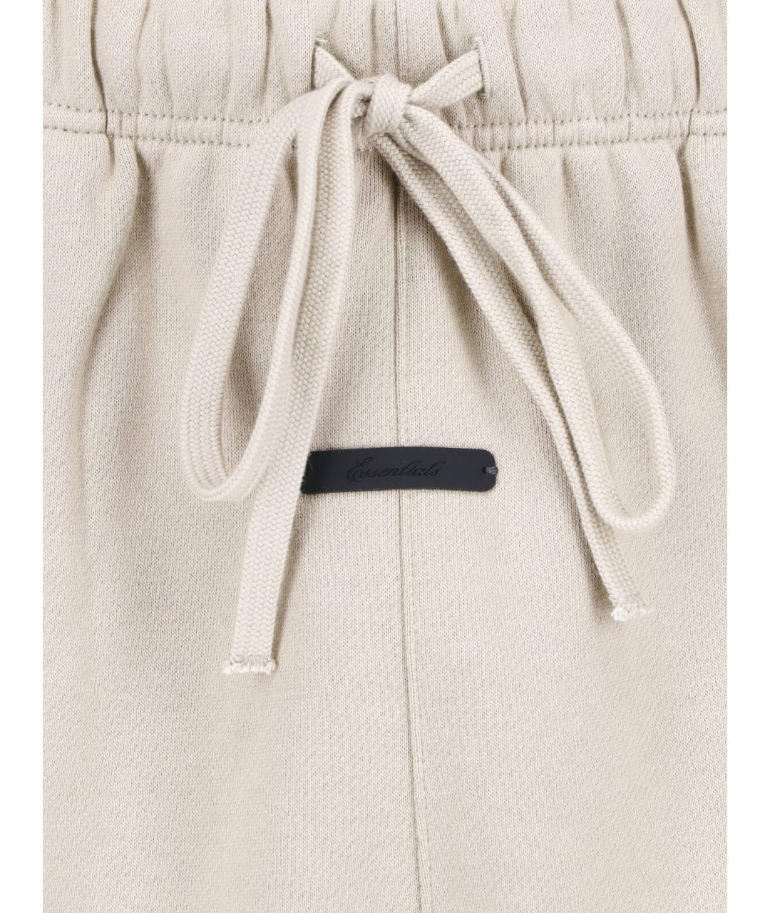 FEAR OF GOD ESSENTIALS Бежевые хлопковые шорты, фото 4