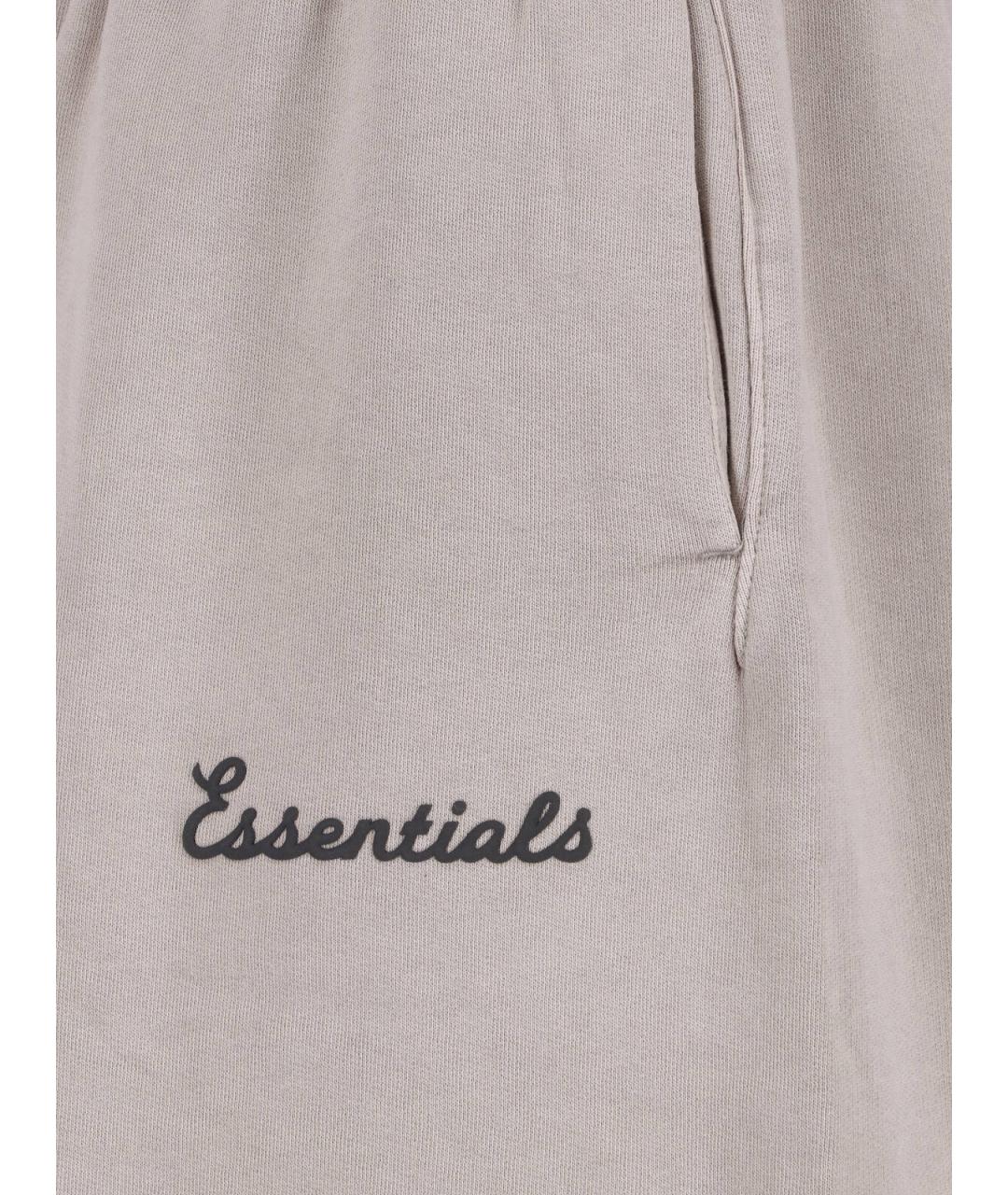 FEAR OF GOD ESSENTIALS Серые хлопковые шорты, фото 4