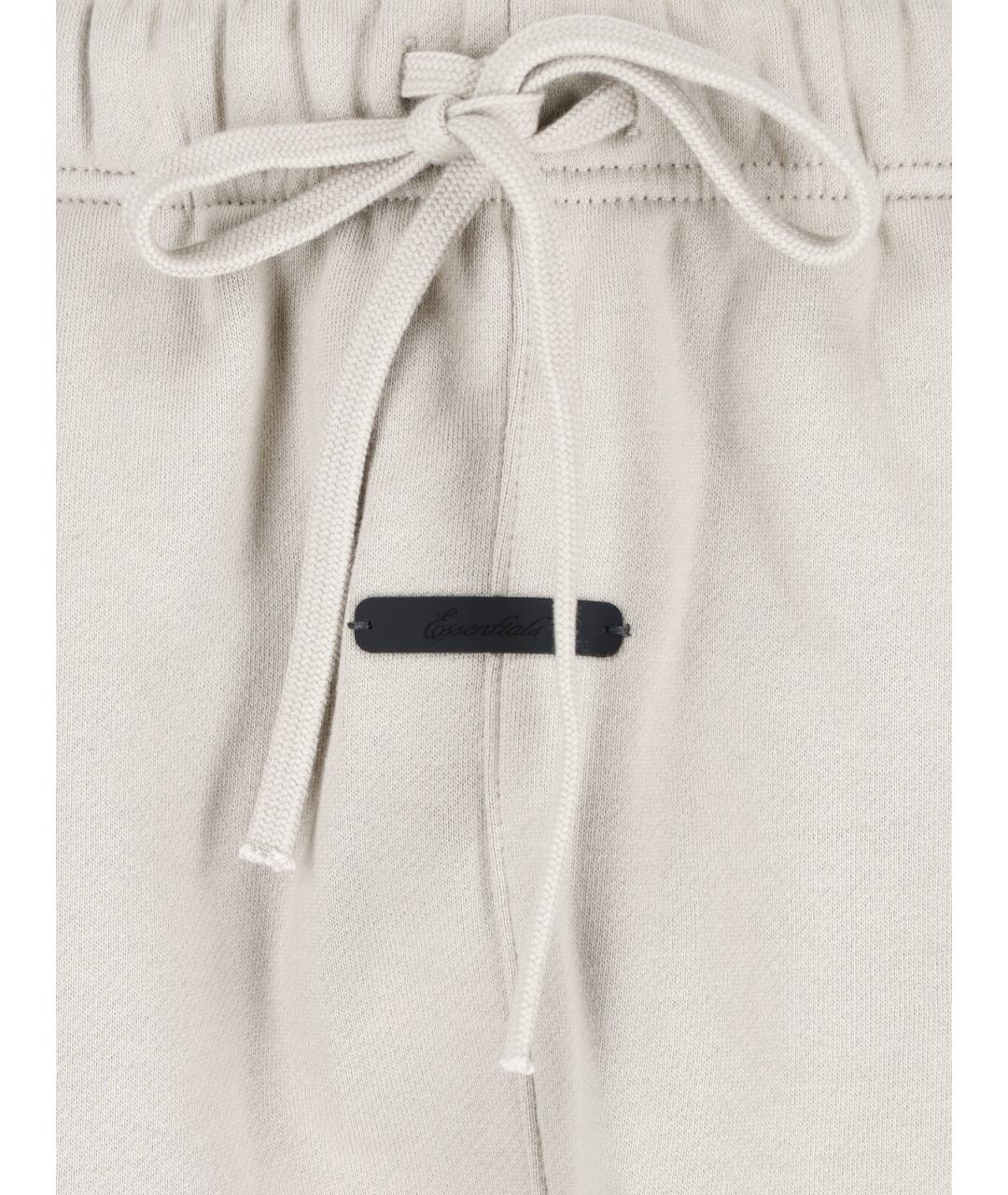 FEAR OF GOD ESSENTIALS Серые хлопковые повседневные брюки, фото 4
