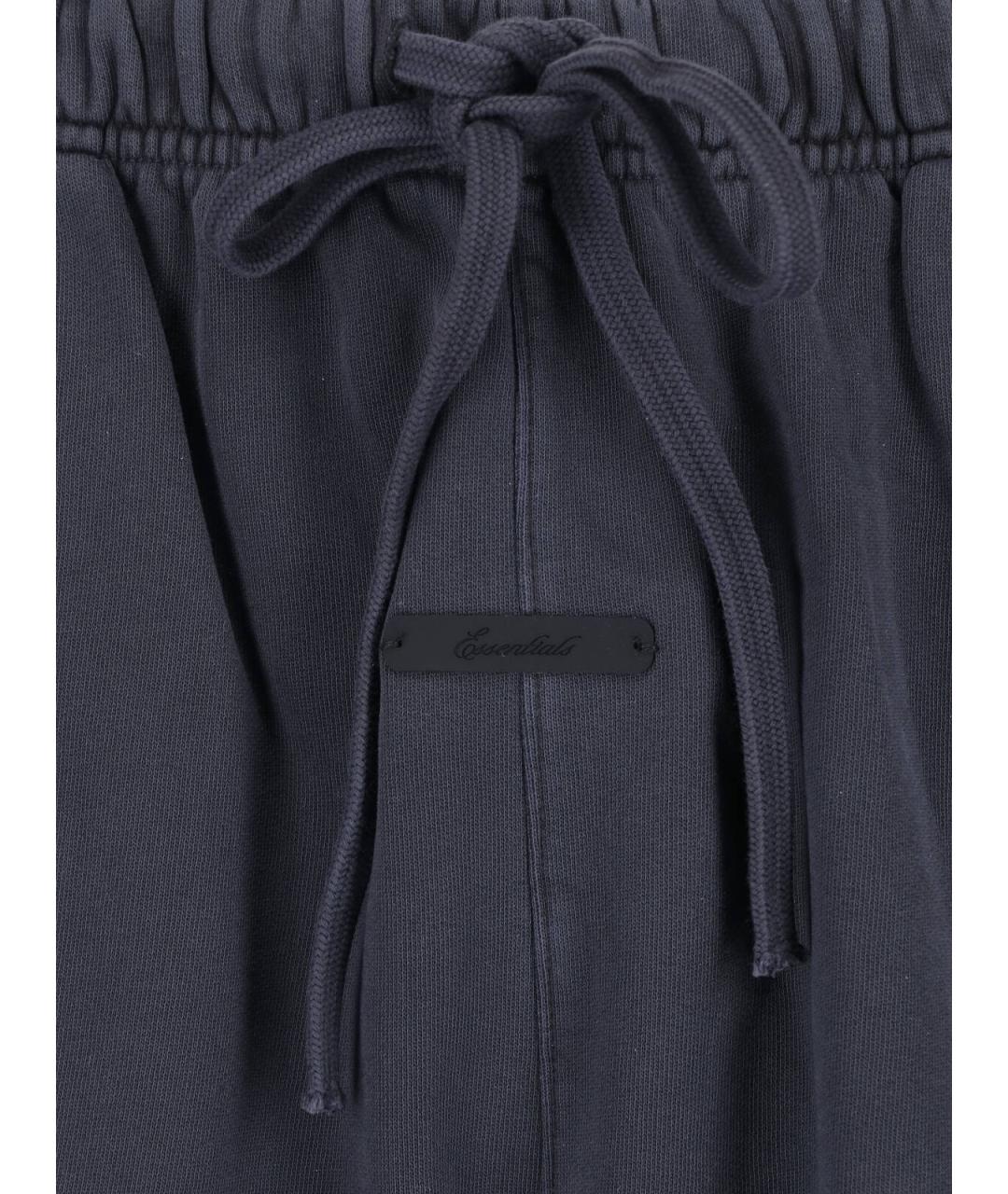 FEAR OF GOD ESSENTIALS Синие хлопковые шорты, фото 4