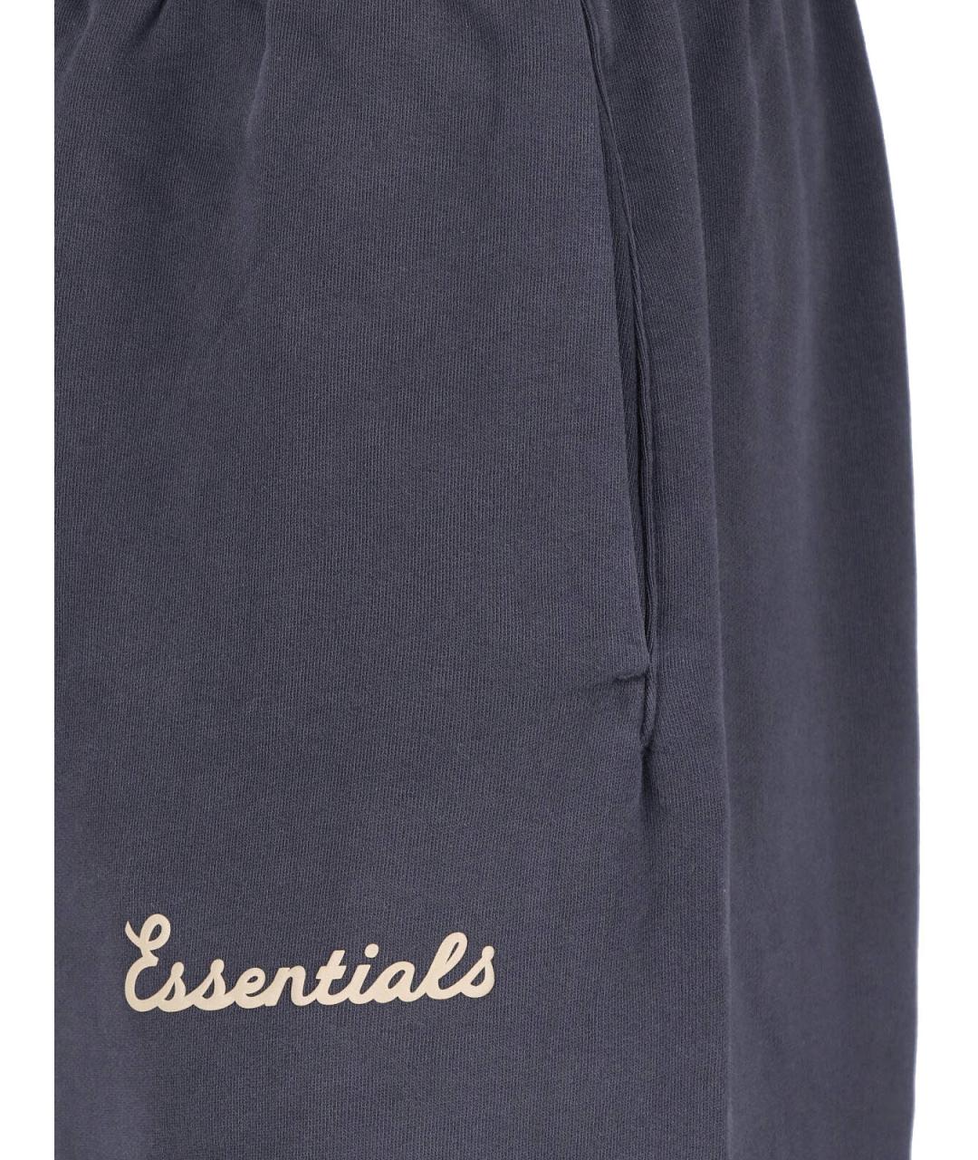 FEAR OF GOD ESSENTIALS Синие хлопковые повседневные брюки, фото 4