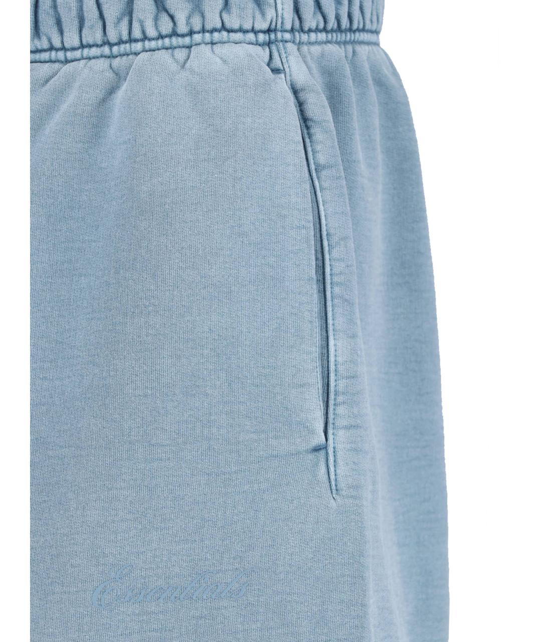 FEAR OF GOD ESSENTIALS Голубые хлопковые шорты, фото 4