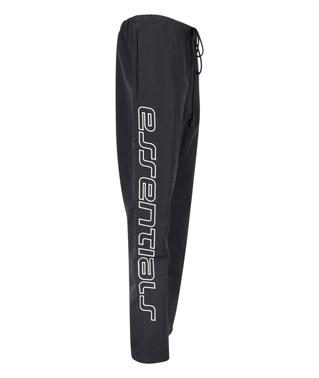 FEAR OF GOD ESSENTIALS Черные полиамидовые повседневные брюки, фото 3