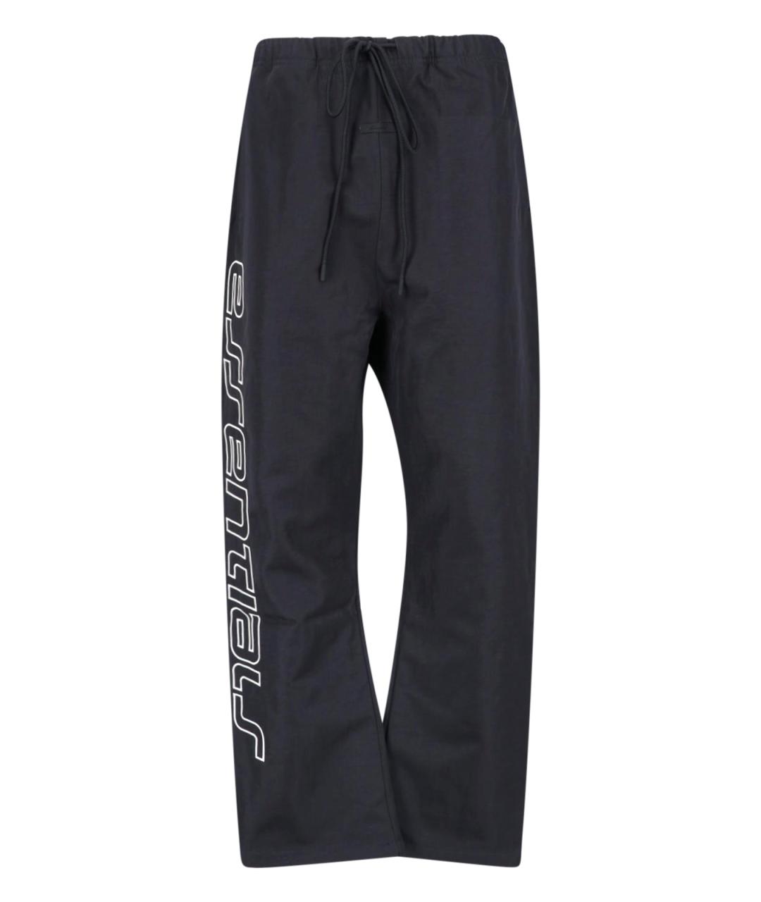 FEAR OF GOD ESSENTIALS Черные полиамидовые повседневные брюки, фото 1