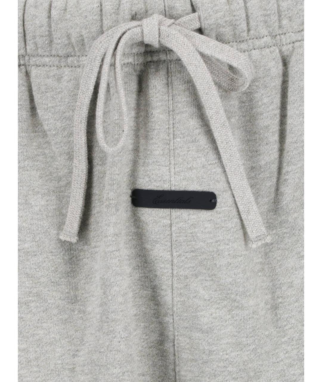FEAR OF GOD ESSENTIALS Серые хлопковые шорты, фото 4