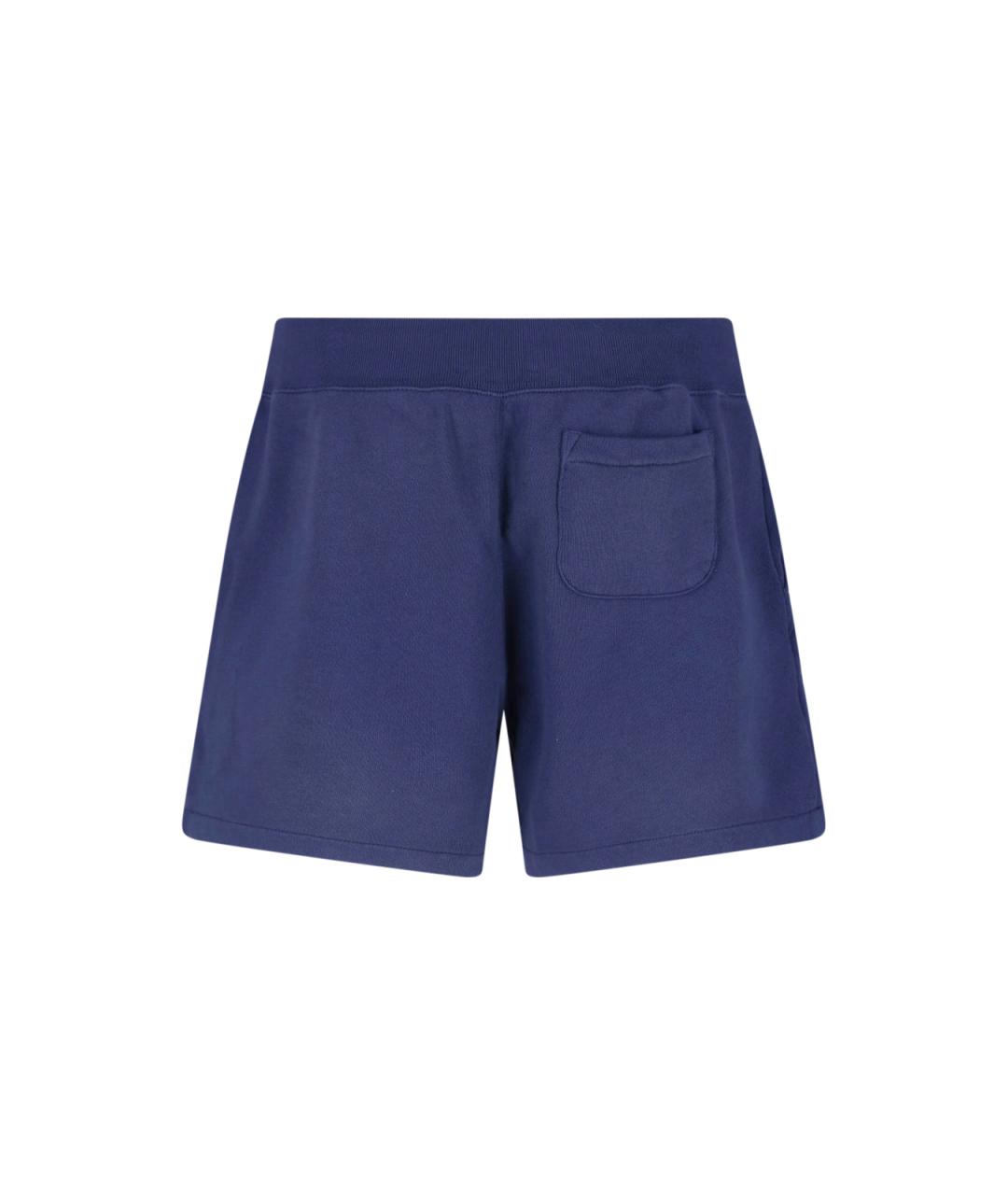 POLO RALPH LAUREN Синие хлопковые шорты, фото 2