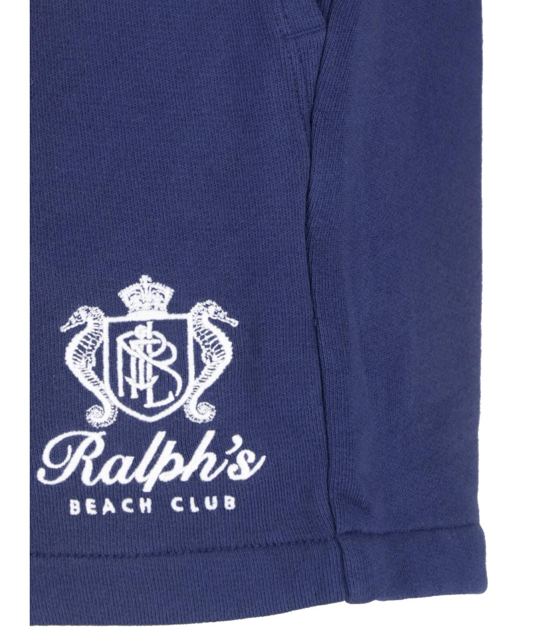 POLO RALPH LAUREN Синие хлопковые шорты, фото 4