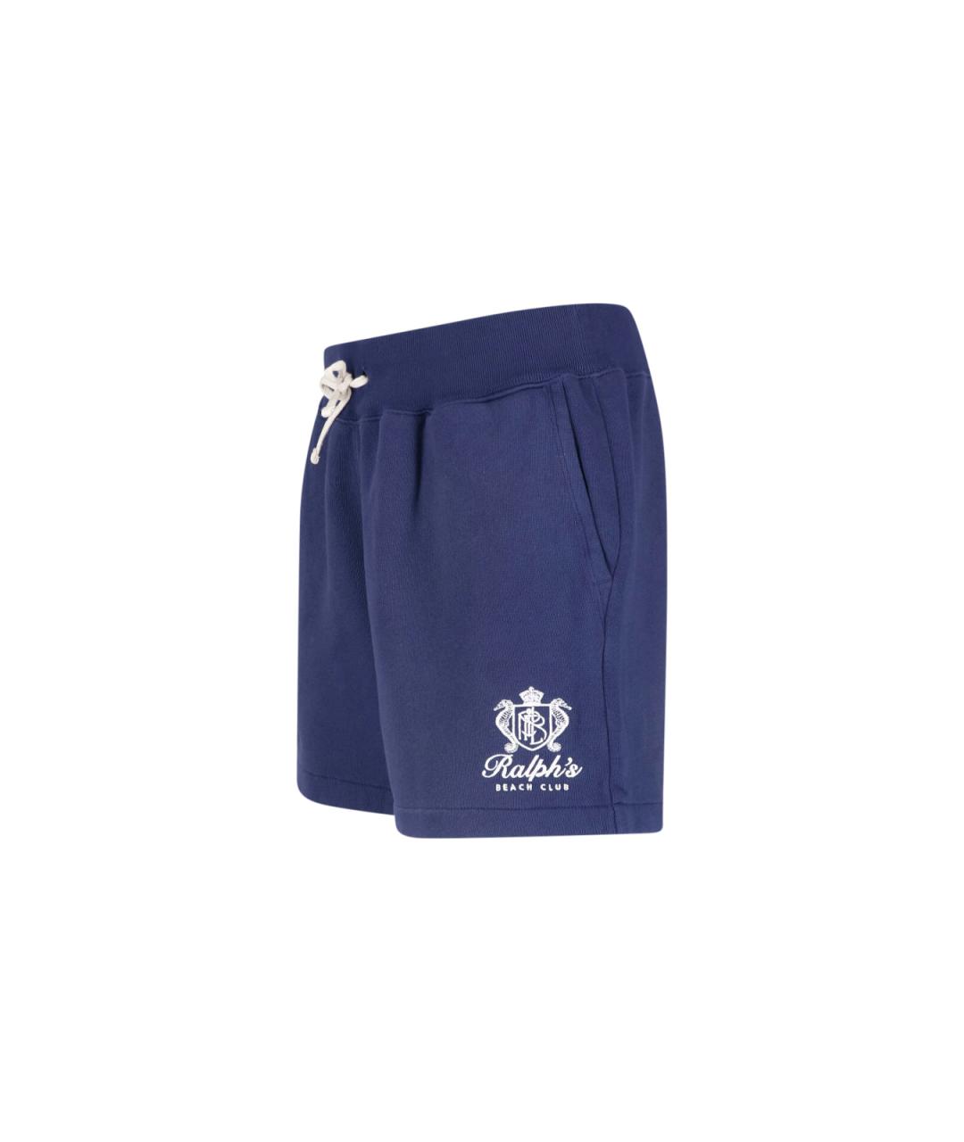 POLO RALPH LAUREN Синие хлопковые шорты, фото 3