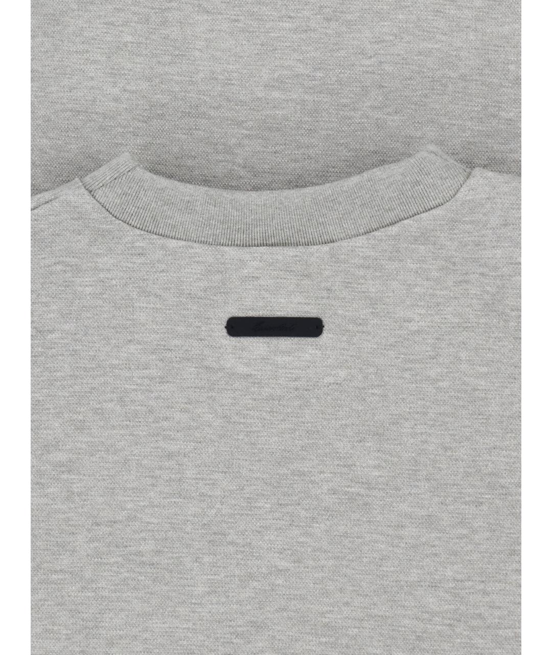 FEAR OF GOD ESSENTIALS Серая хлопковая футболка, фото 3