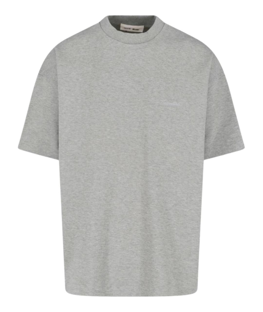 FEAR OF GOD ESSENTIALS Серая хлопковая футболка, фото 1