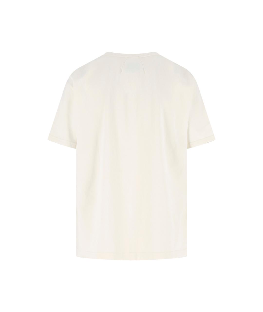 RHUDE Белая хлопковая футболка, фото 2