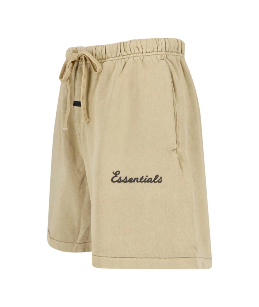 FEAR OF GOD ESSENTIALS Бежевые хлопковые шорты, фото 3